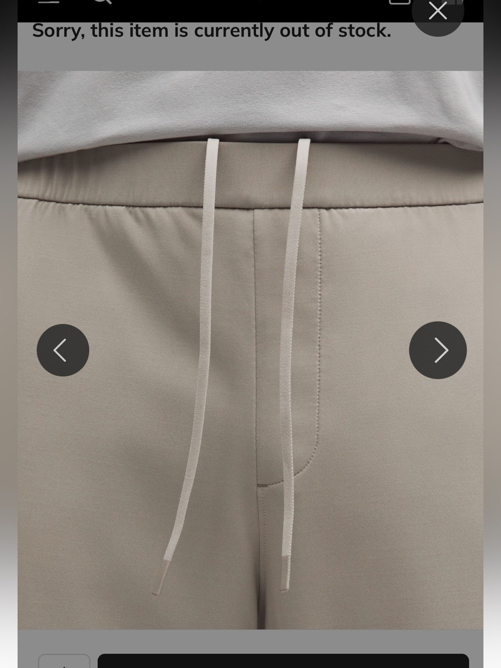 Lululemon Men's Daydrift Classic-Fit Trouser 
 in Warm Ash Grey Size L - Picture 4 of 9